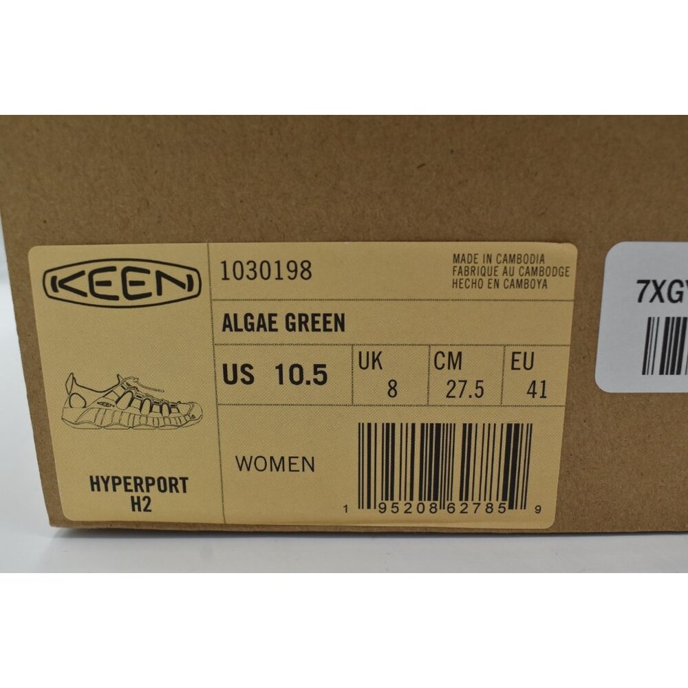 Keen Womens Size 10.5 Hyperport H2 Retro Algae Green Sport Sandals Shoes - Picture 11 of 11